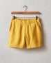 Women's Side Slit French Terry Short - Nugget Gold